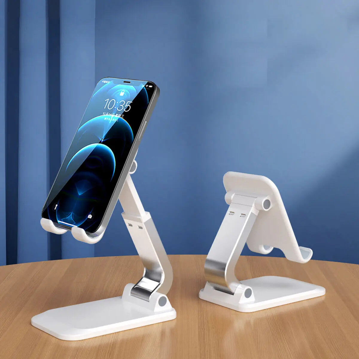Portable Adjustable Phone Holder for Desk - Phone Stand Mount for Iphone Samsung Ipad Tablets - Sturdy - Silicon Phonestand Holder