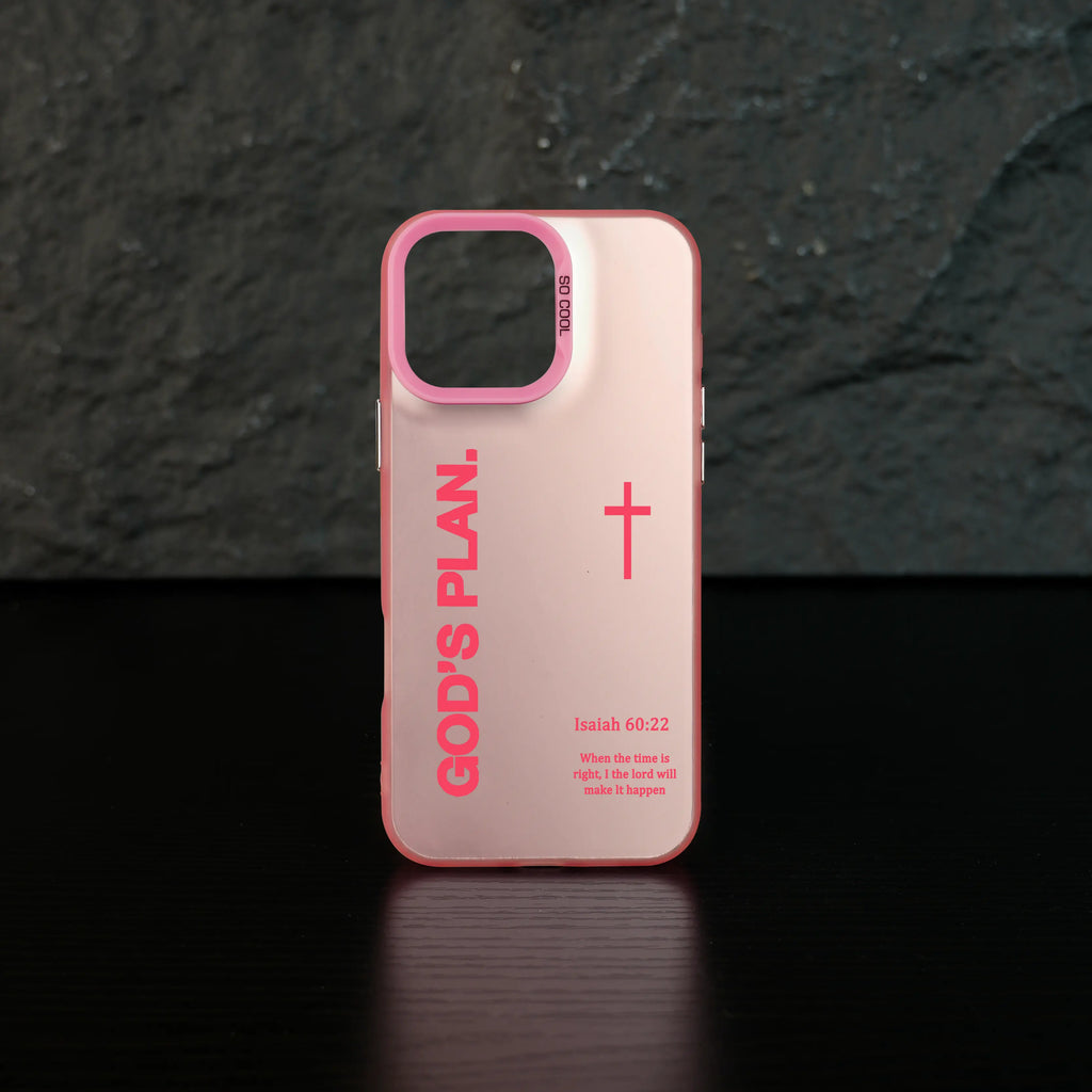 GOD’S PLAN Cross Isaiah for Iphone Samsung Galaxy Case Iphone 17Pro Max Air 16E 15Plus 14 13 12 11 XR XS S25 S24 S23 S22 Phone Case, God'S Gift, Faith, Personality, Gradient, Protective Silicone Cover, Protection Durable, Shockproof Drop.Wc71