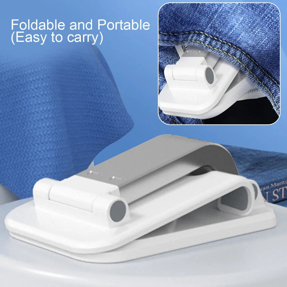 Portable Adjustable Phone Holder for Desk - Phone Stand Mount for Iphone Samsung Ipad Tablets - Sturdy - Silicon Phonestand Holder