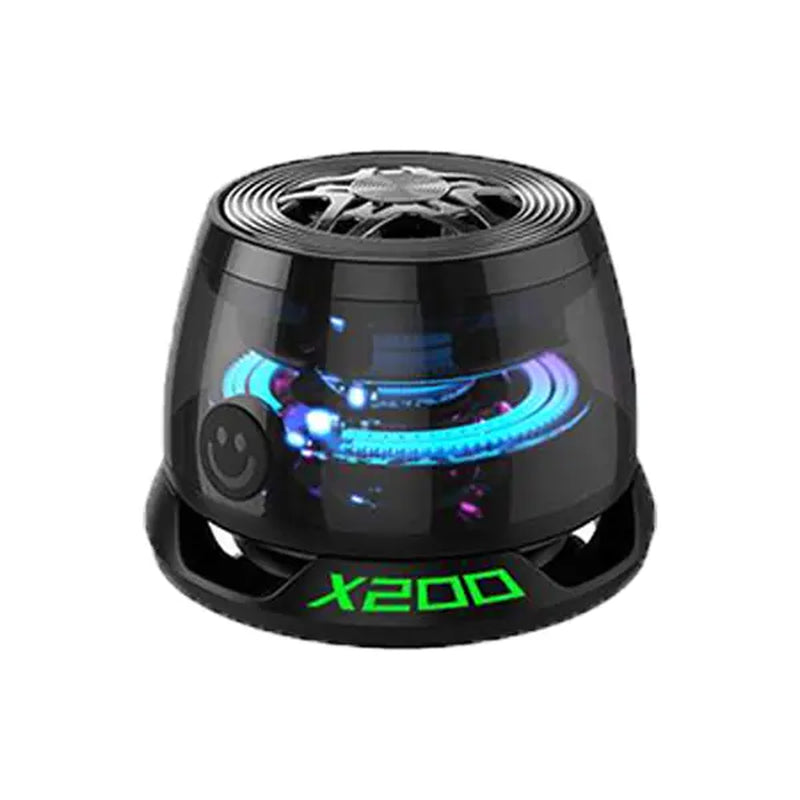 Circuiliving X200 Fidget Spinner Bluetooth Speaker – Magnetic & Suction Cup Mini Speaker with RGB Lights, Sensory Stress Relief Toy for Adults & Kids, Anxiety Reducing Spinner, Goodie Bag Stuffer, Portable Music Gift Compatible with Iphone 17 & Android