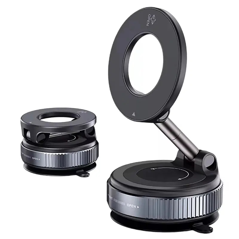 Xcimnw Upgraded 360° Nano Gel Vacuum Magnetic Phone Holder Strong Suction Multi-Surface Versatility 360° Adjustable Positioning Universal Compatibility （Particle - Adsorbable Surface）For Iphone 16 Pro Max & Android Devices