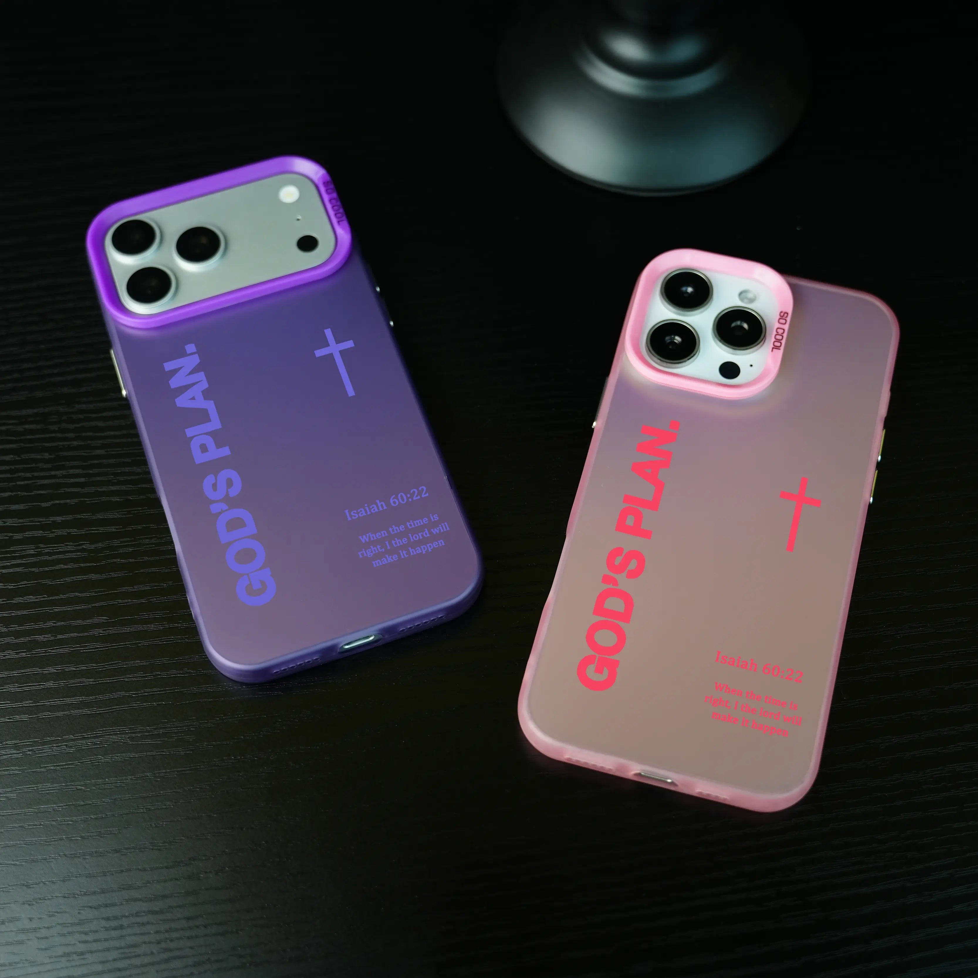 GOD’S PLAN Cross Isaiah for Iphone Samsung Galaxy Case Iphone 17Pro Max Air 16E 15Plus 14 13 12 11 XR XS S25 S24 S23 S22 Phone Case, God'S Gift, Faith, Personality, Gradient, Protective Silicone Cover, Protection Durable, Shockproof Drop.Wc71